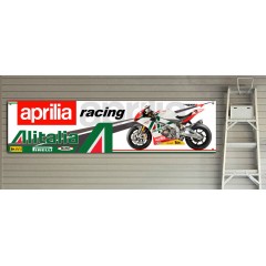 Aprilia RSV4 Alitalia Garage/Workshop Banner